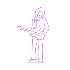 Pop Culture Rock Stars Jimi Hendrix Laser Cut Svg File, Free Vectors File